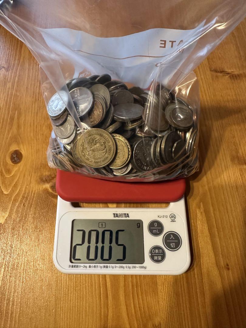 スーパーセール 半額タイムセール 海外硬貨まとめ 4kg コレクション