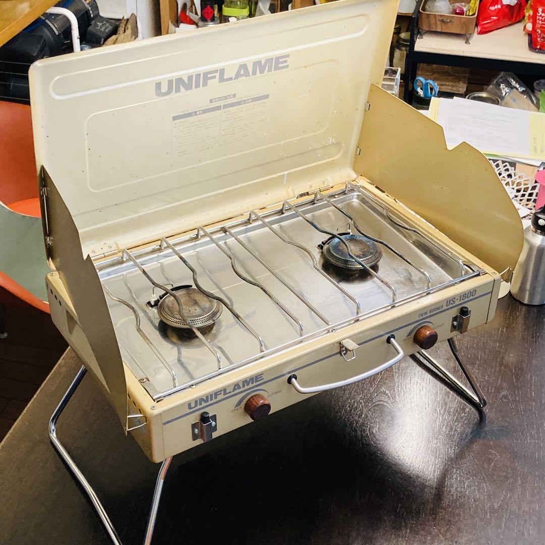 ユニフレーム ツインバーナー US-1800 - バーベキュー・調理用品新品