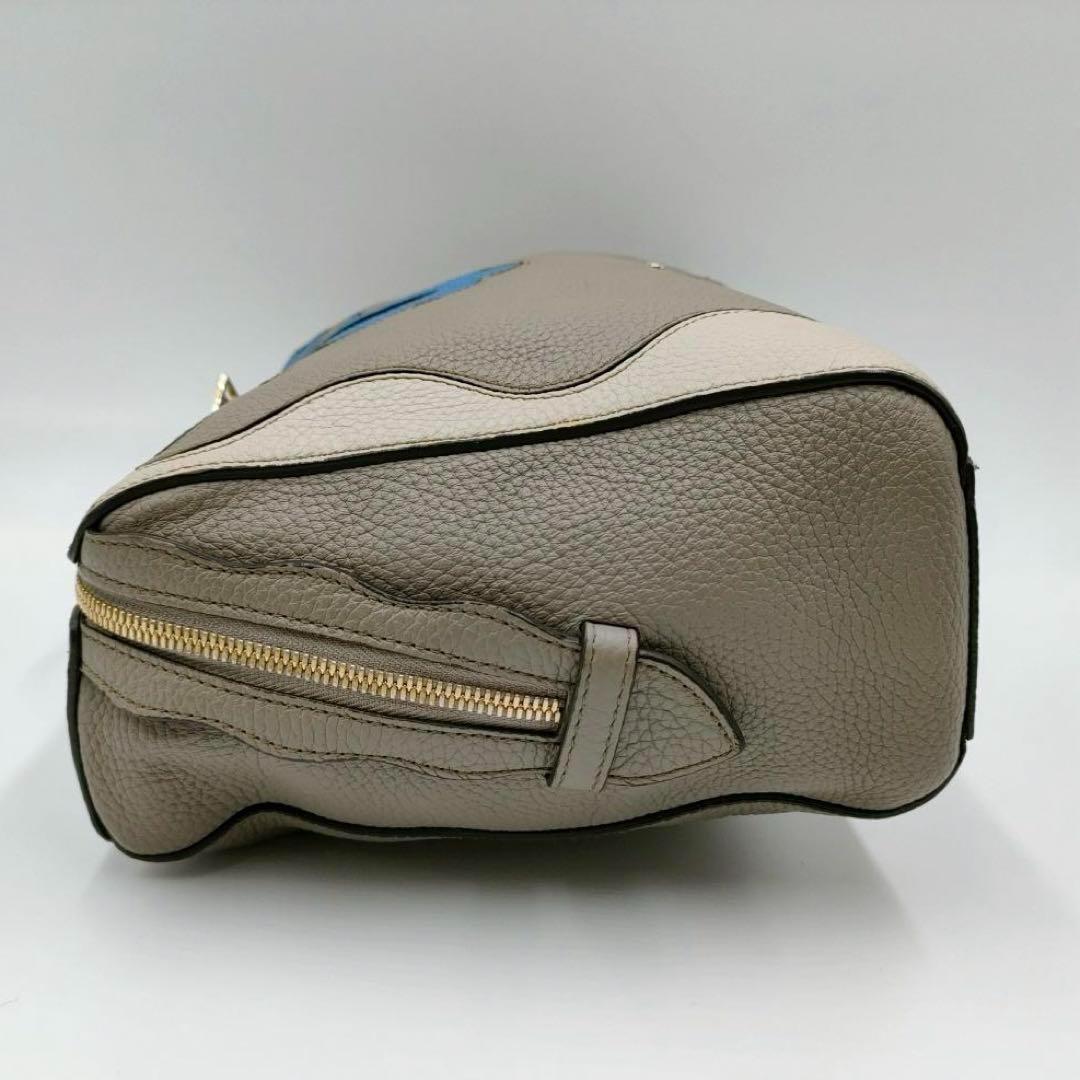 良品 FURLA GARDENS 2WAY バッグ　希少デザイン　c462
