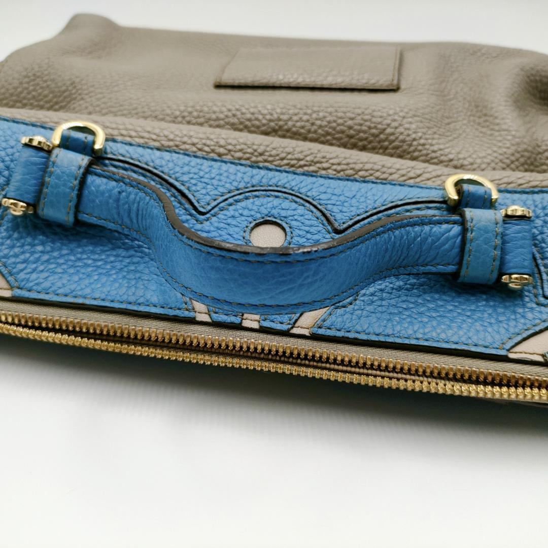 良品 FURLA GARDENS 2WAY バッグ　希少デザイン　c462