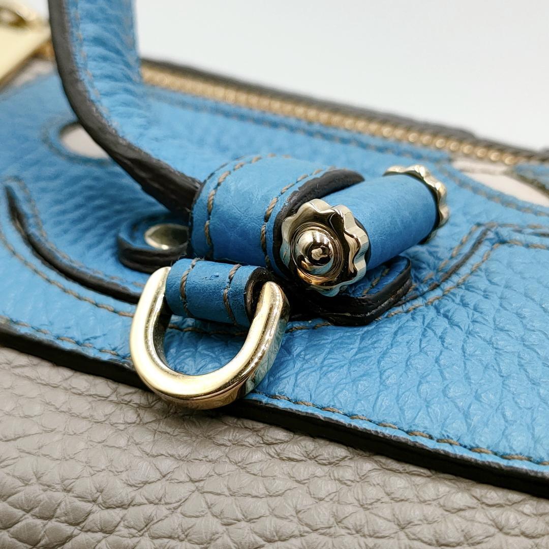 良品 FURLA GARDENS 2WAY バッグ　希少デザイン　c462