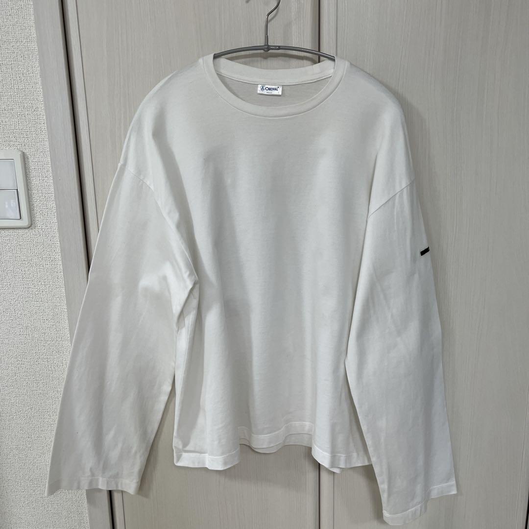 【美品】Orcival ロンT ホワイト サイズ１