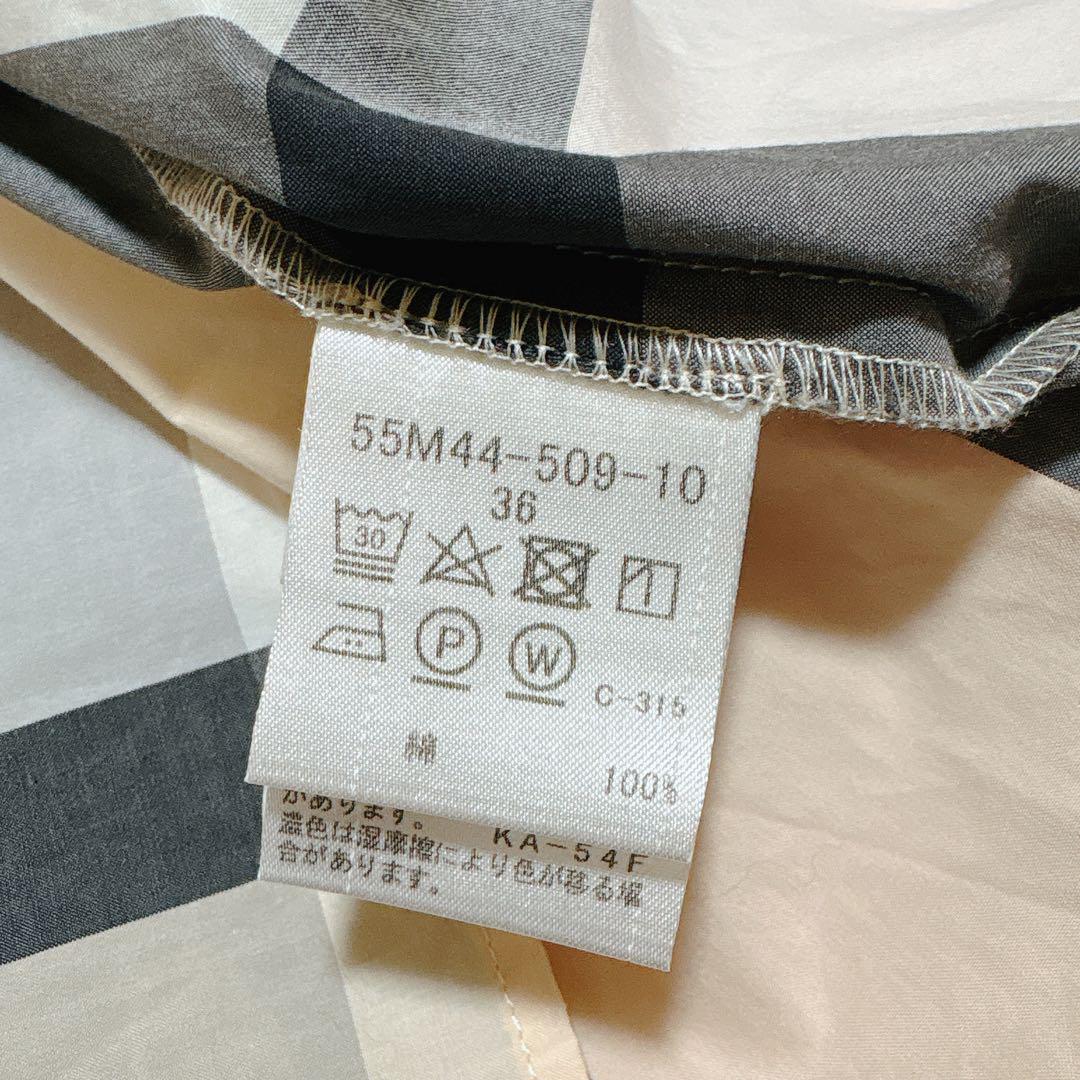【極美品】ブルーレーベルクレストブリッジ チェック シャツ　ピンク　36S679