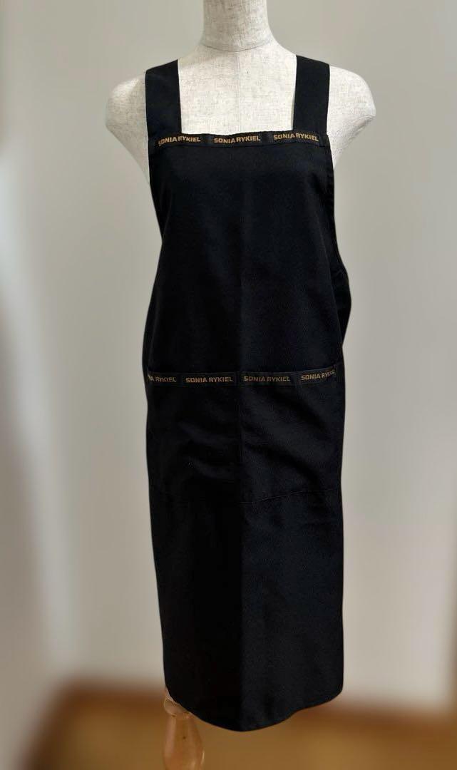 SONIA RYKIEL エプロン SONIA RYKIEL ソニアリキエル ブラックエプロン - メルカリ