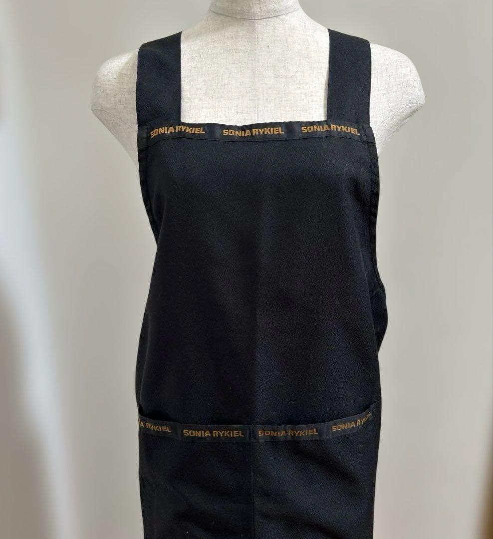 新品未使用　SONIA RYKIELエプロン　綿１００% SONIA RYKIEL - 『SONIA RYKIEL/ソニア・リキエル』エプロン
