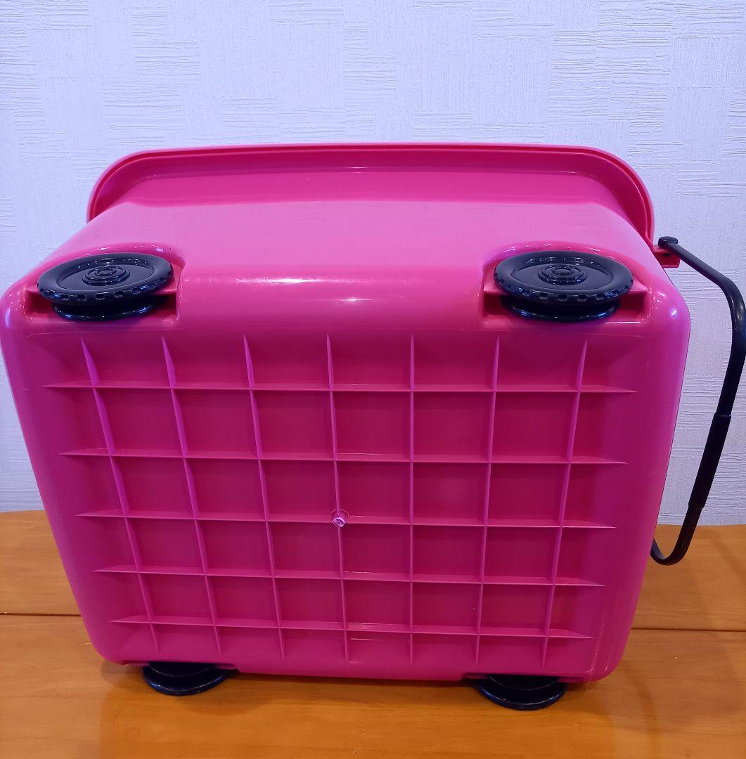 希少キャスター付きハローキティ収納BOX