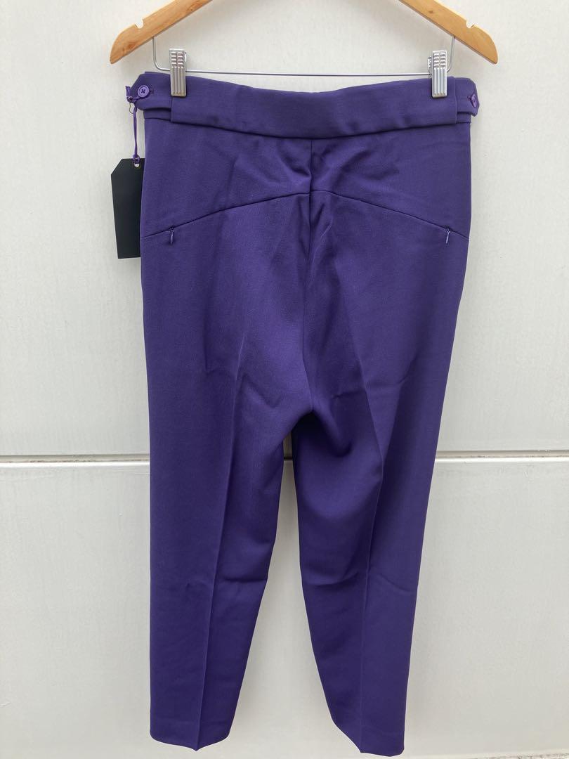 パンツ needles TUCKED SIDE TAB TROUSER PURPLE PEACETREE | ピースツリー