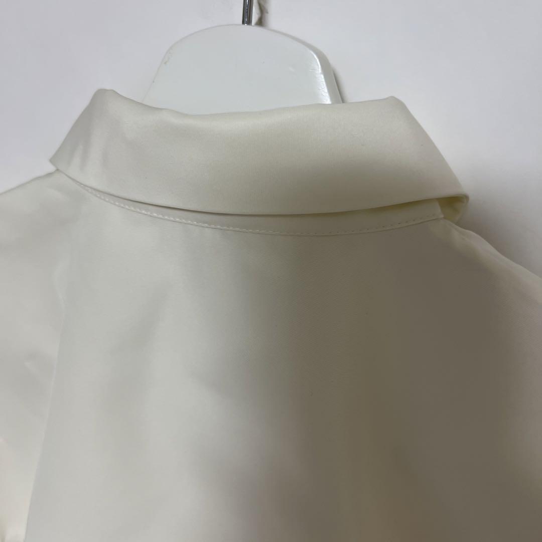 JILSANDER NAVY 半袖 ブラウス ボクシー 32 オフホワイト 古着