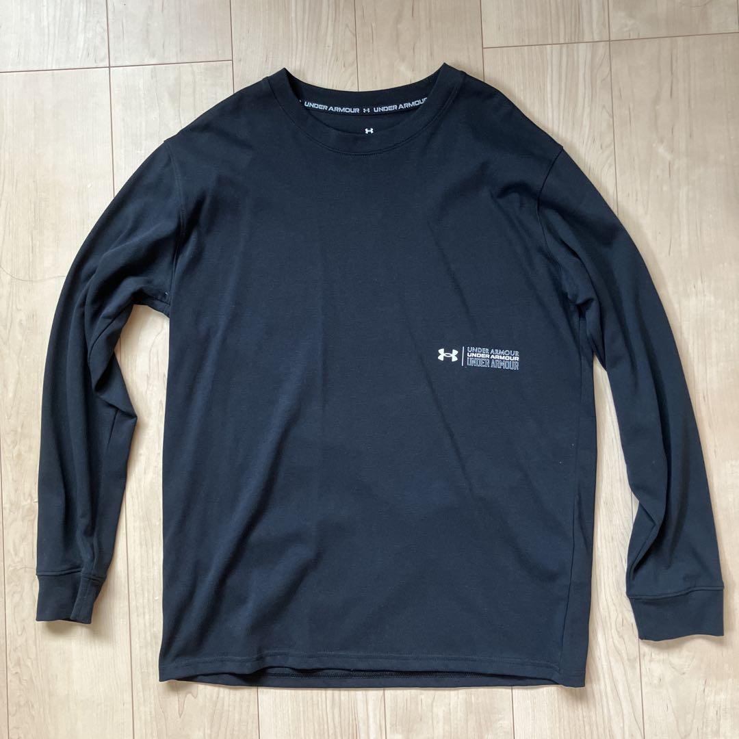 UNDER ARMOUR ブラック 長袖Tシャツ L - メルカリ