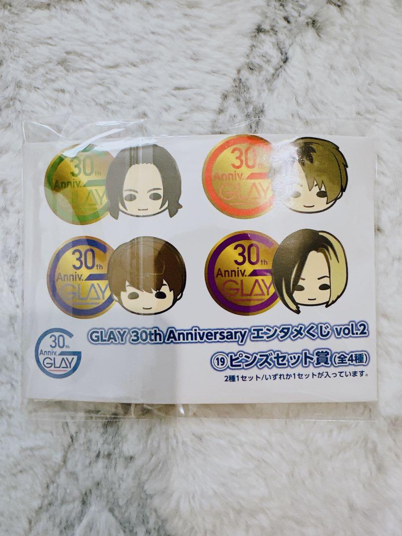 GLAY 一番くじ　ピンズ　セット　新品　未使用 GLAY 30th Anniversary くじVol.2 ピンズセットJIRO - メルカリ