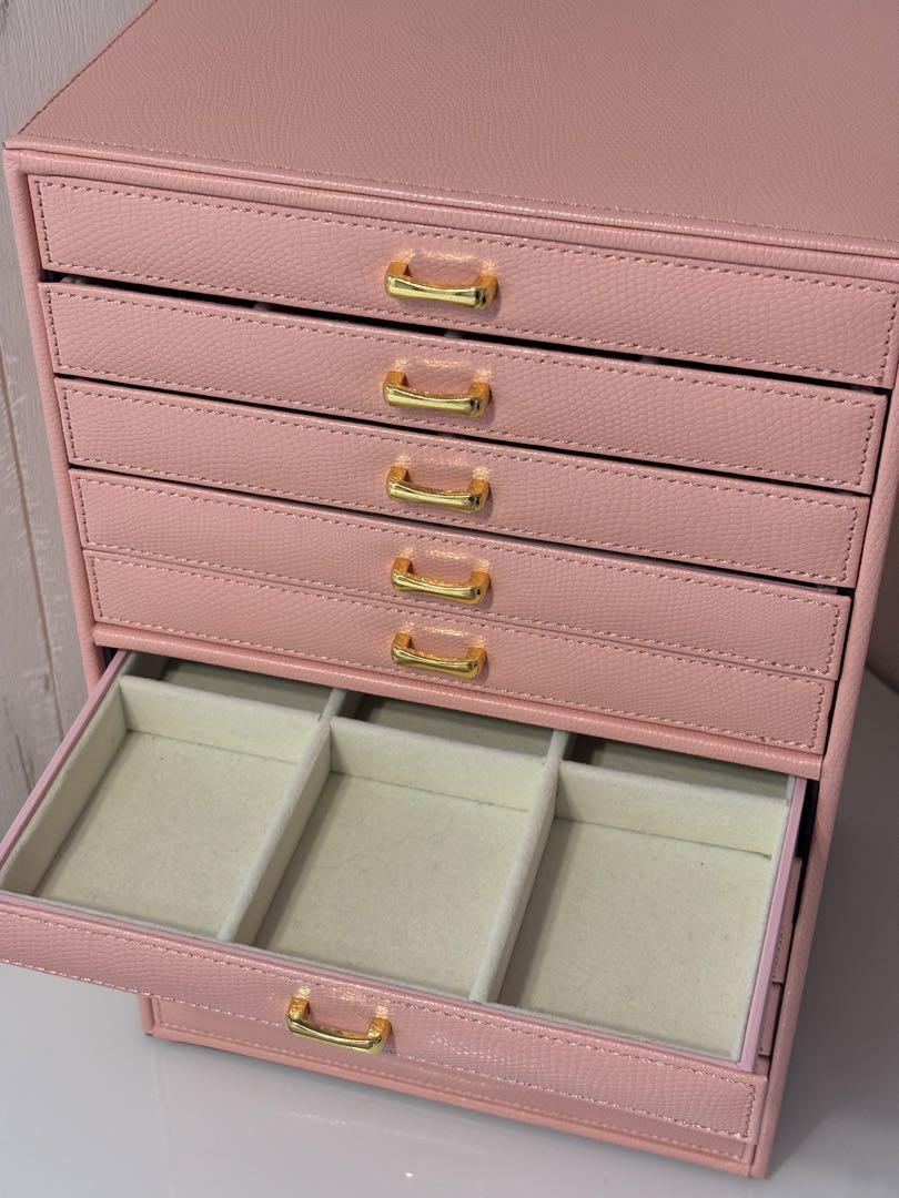 極美品♡海外 インテリア 可愛い ジュエリーボックス ピンク
