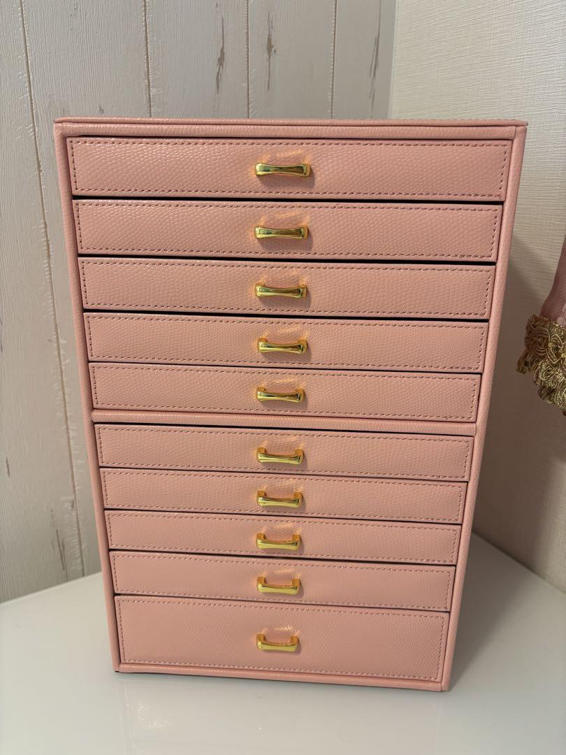 極美品♡海外 インテリア 可愛い ジュエリーボックス ピンク