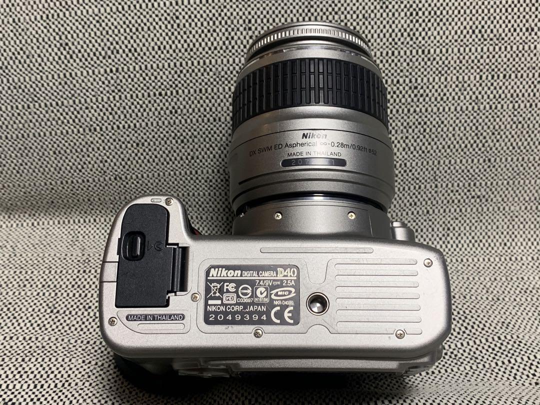 ニコン　D40　レンズキット　S数2034回　AF-S 18-55　シルバー