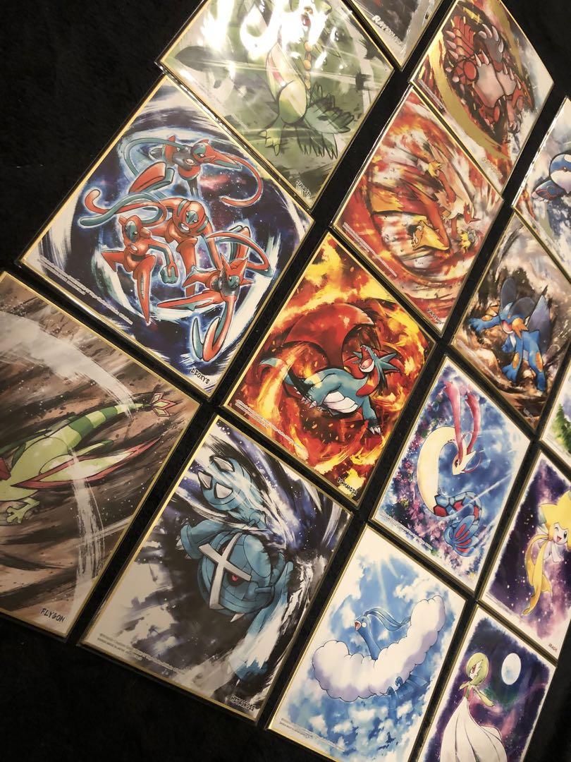 「数量限定 在庫処分セール」 complete】ポケモン③ART色紙 エメラルドルビーkal 金銀 ミニ色紙 ポケモンカードゲーム