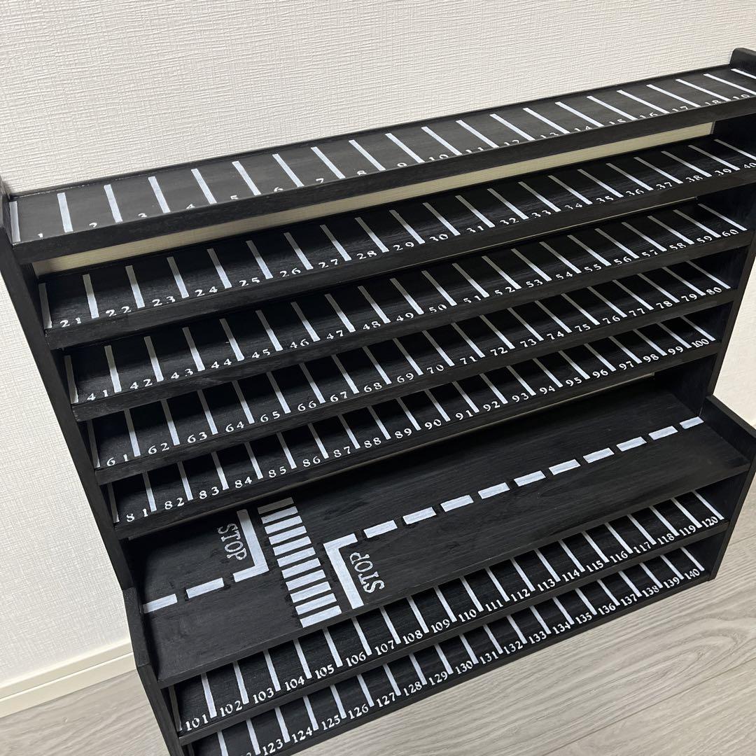 トミカ棚8段
