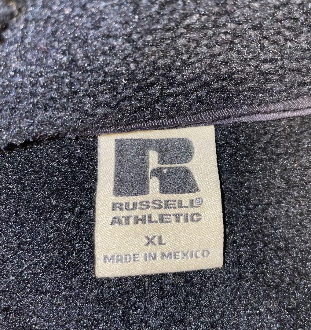 ラッセル RUSSELL ATHLETIC XL ブラック　フリースベスト