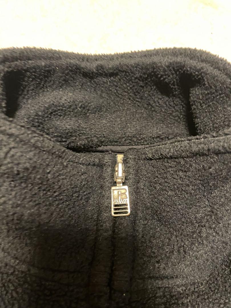 ラッセル RUSSELL ATHLETIC XL ブラック　フリースベスト
