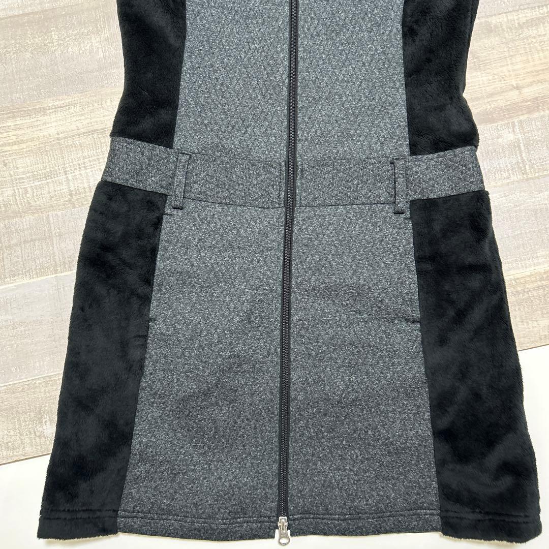 プーマゴルフ★サイドファー★ストレッチ★ダブルジップワンピ【サイズM】