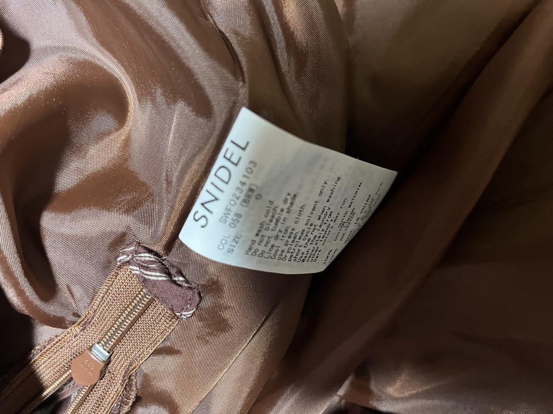 【新品】SNIDEL スナイデル ノースリイレヘムシャツワンピース 0サイズ