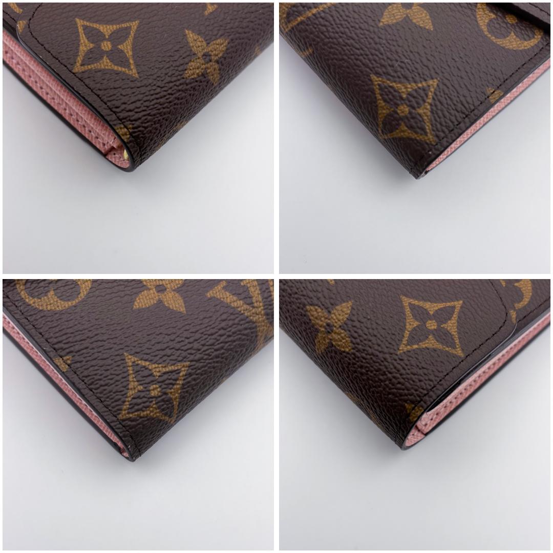 【極美品】ルイヴィトン モノグラム ポルトフォイユ サラ ローズバレリーヌ