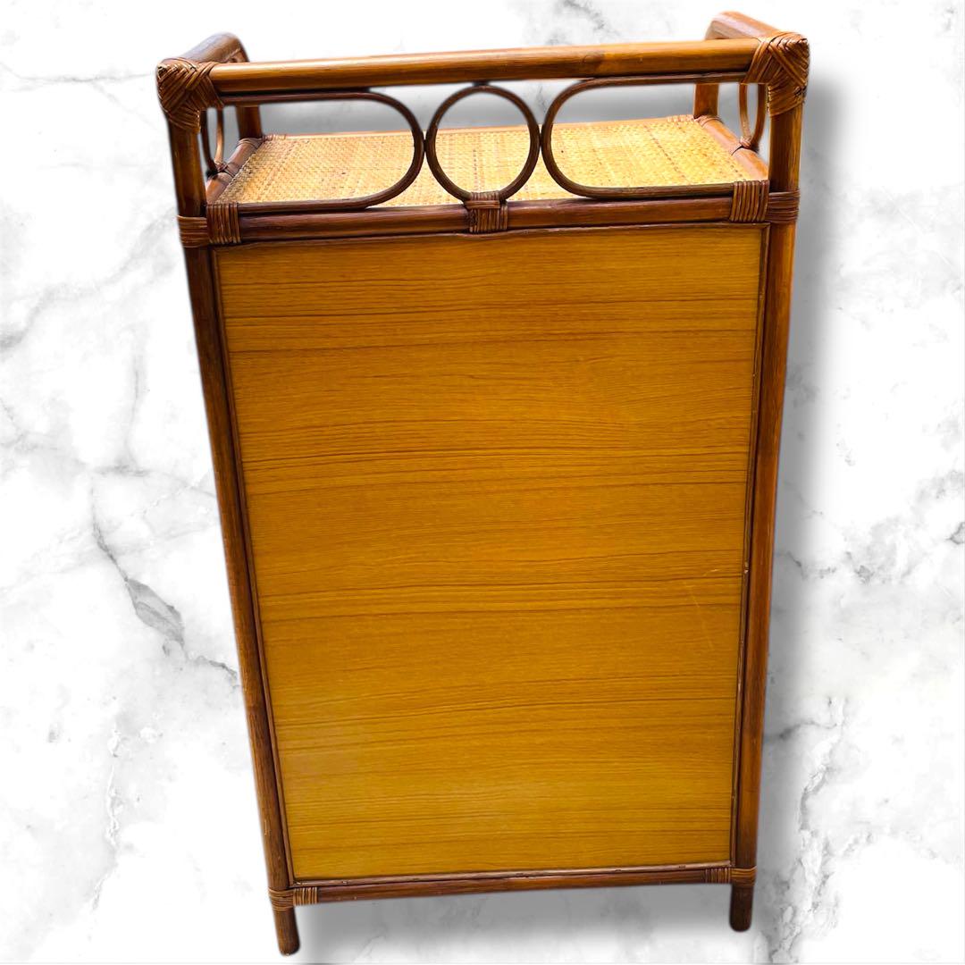 ヴィンテージ 4段 ラタンチェスト vintage 籐 レトロ