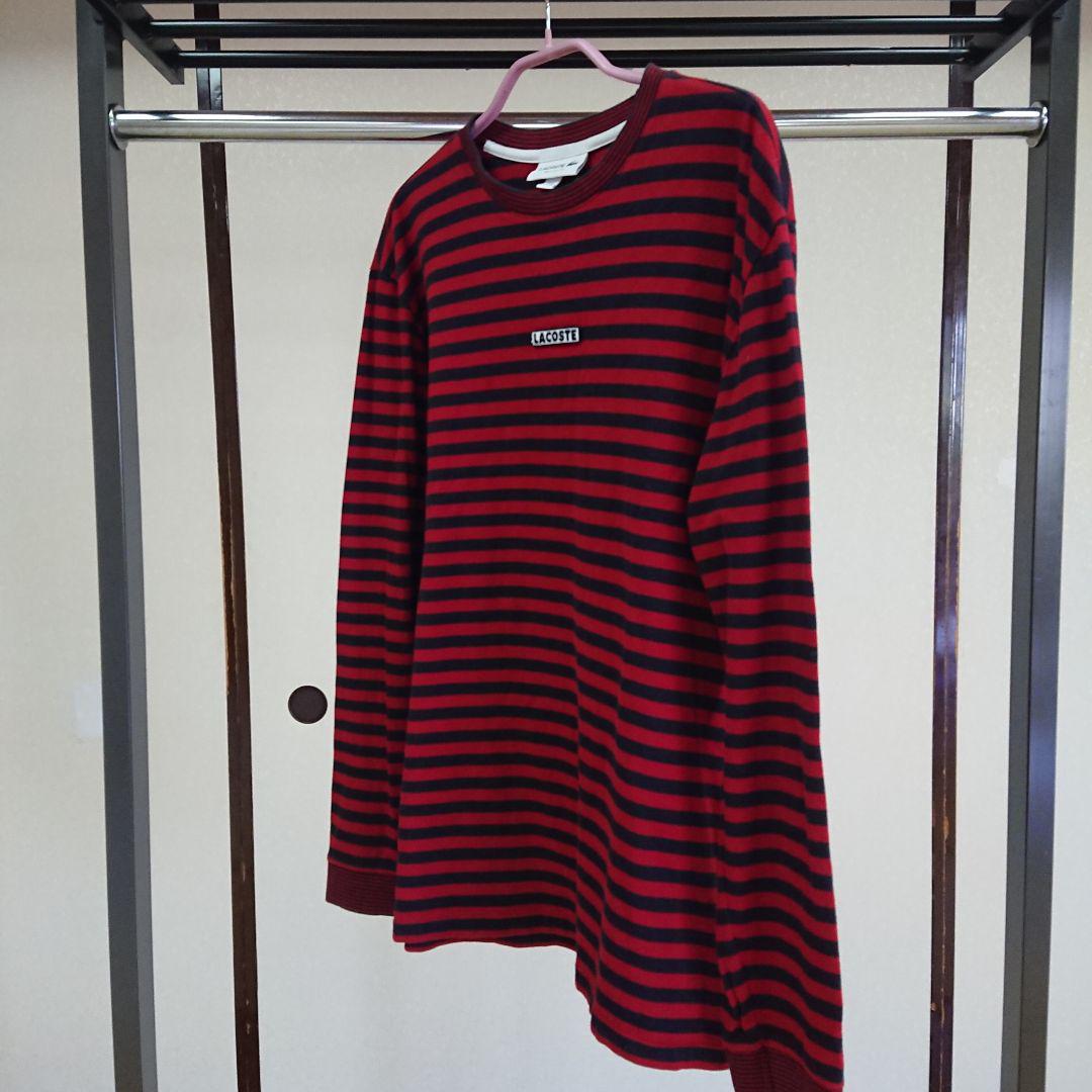 LACOSTE ボーダークルーネック XS
