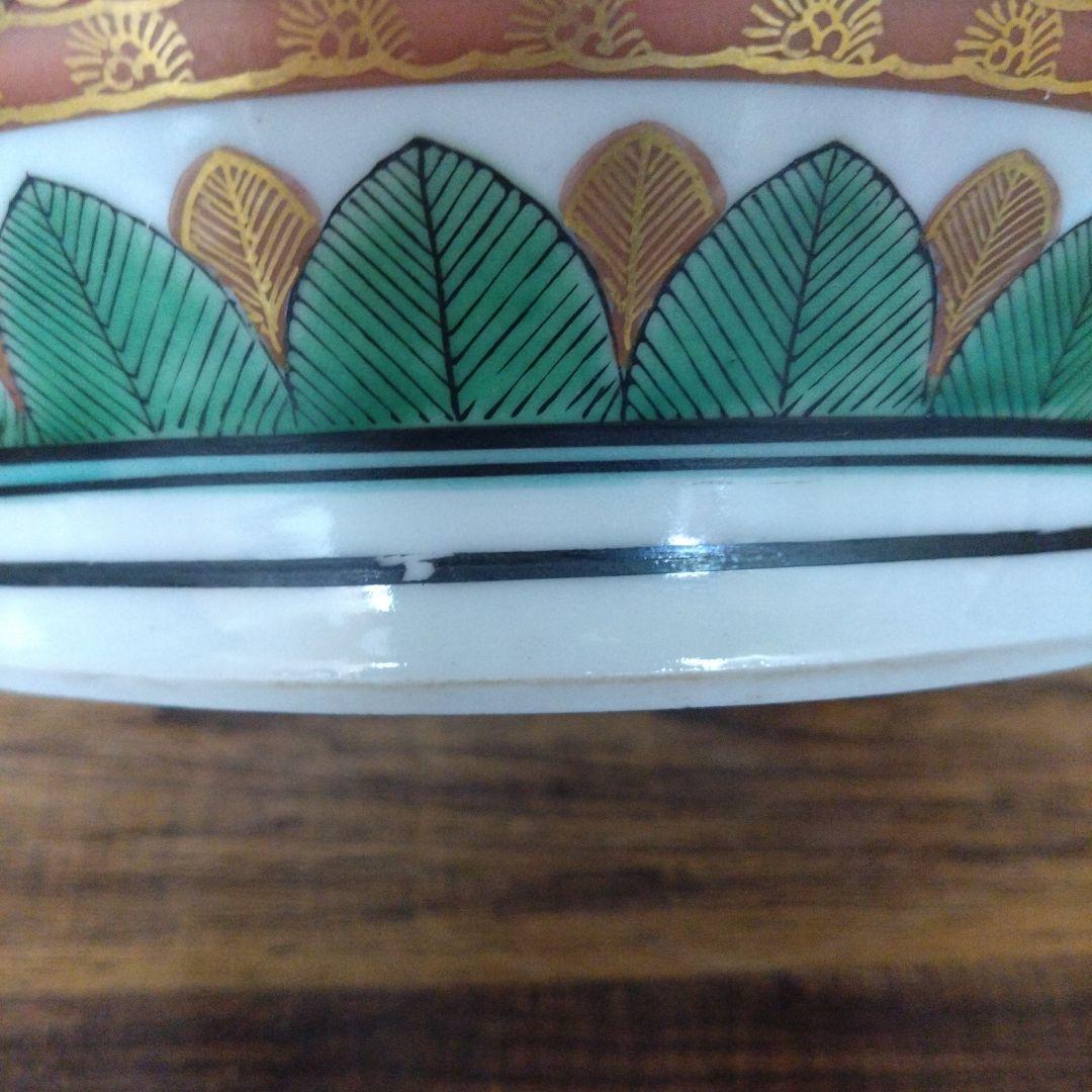 九谷焼　花瓶　正峰作