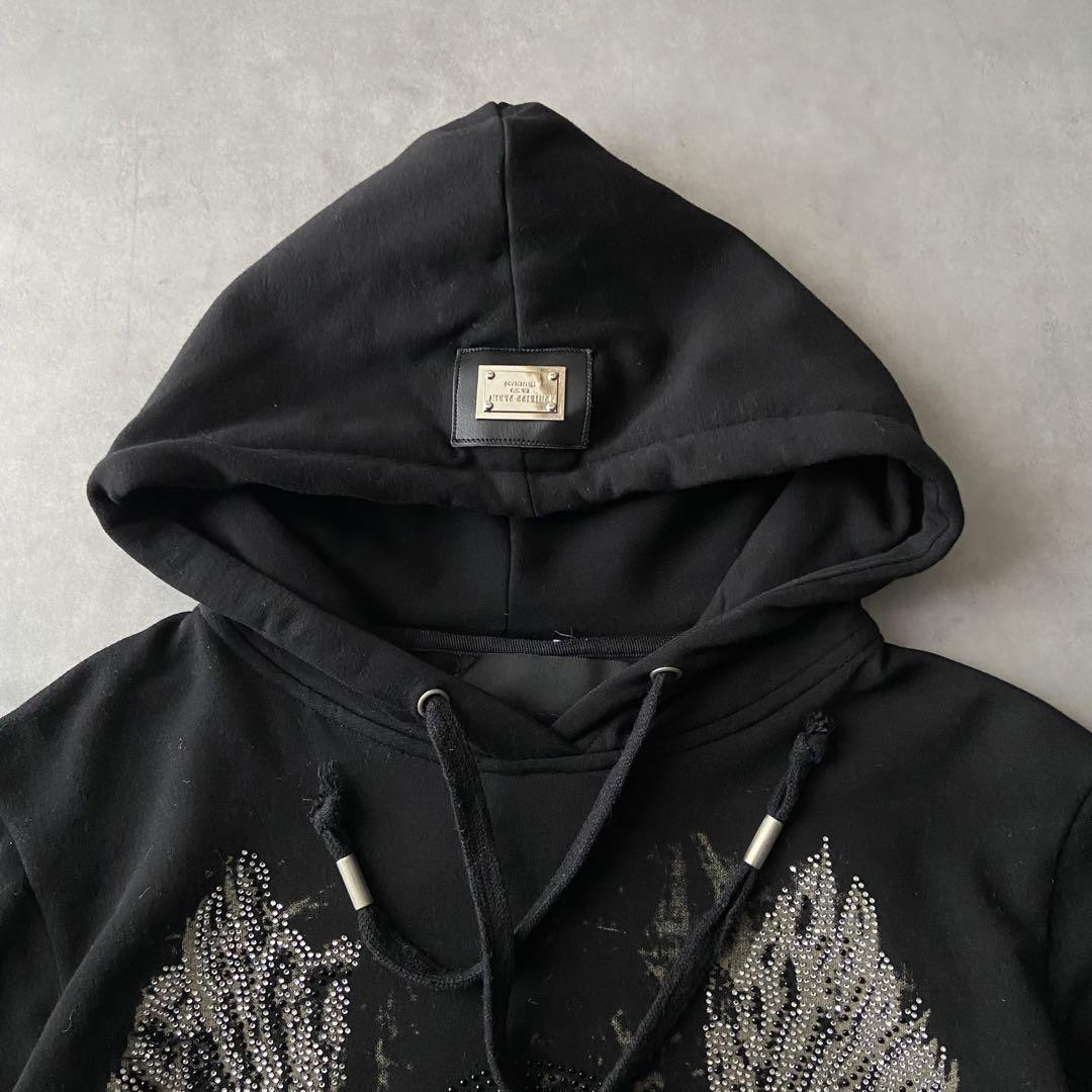 PHILIPPE PLEIN HOMME パーカー ドクロライトストーンBC22 PHILIPPE PLEIN HOMME パーカー ドクロライトストーンBC22