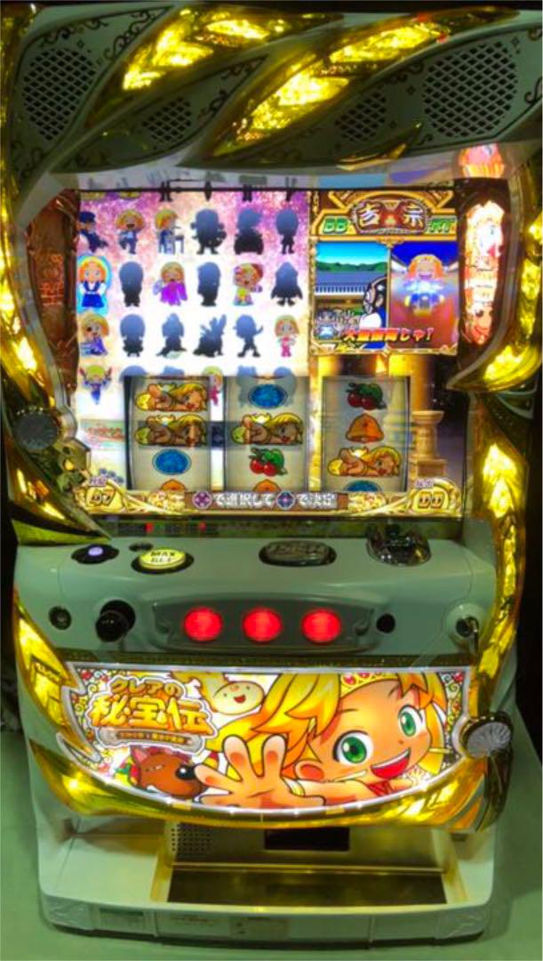 【メーカー直送】 パチスロ実機 クレアの秘宝伝 女神の夢と魔法の遺跡 コイン不要機付 - パチンコ/パチスロ