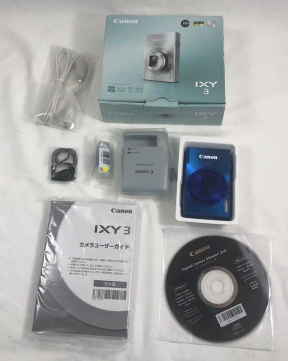 Canon デジタルカメラ IXY3 ブルー
