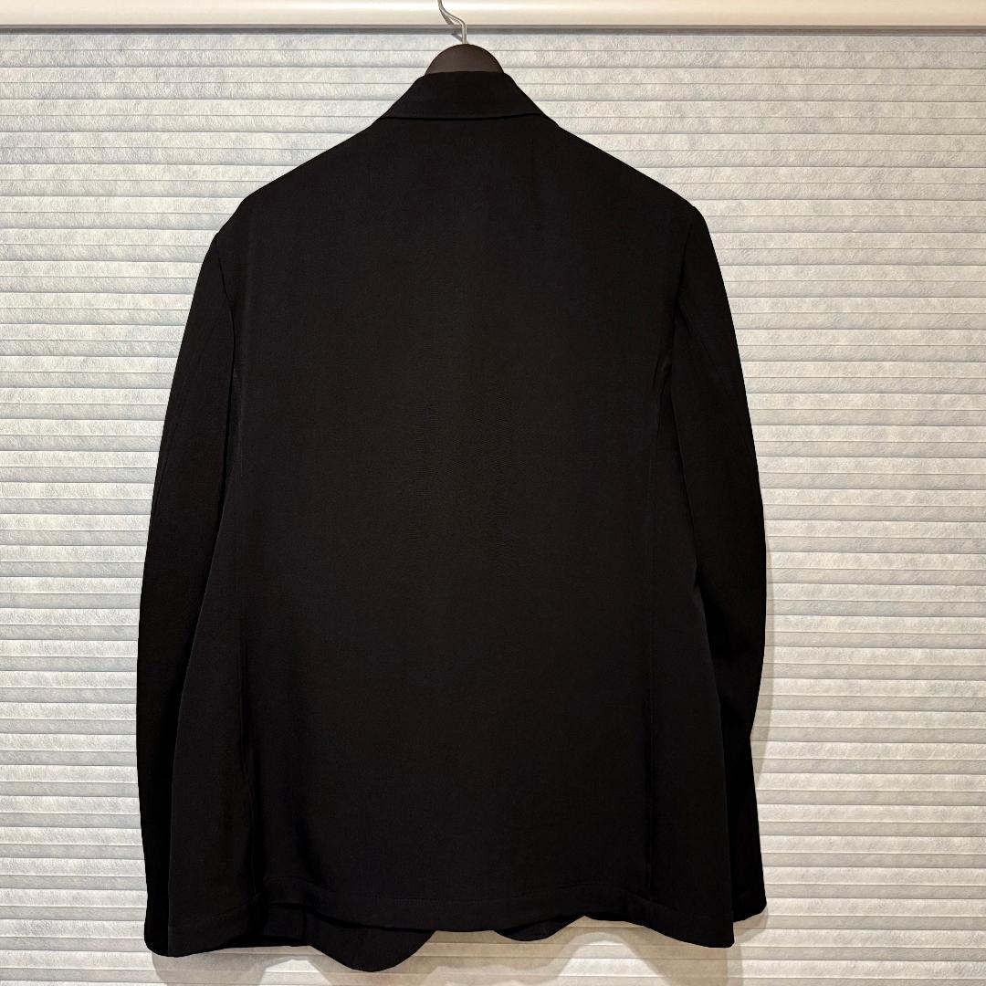 ヨウジヤマモトプールオム 21AW シワギャバ前二重フラシジャケット Size2