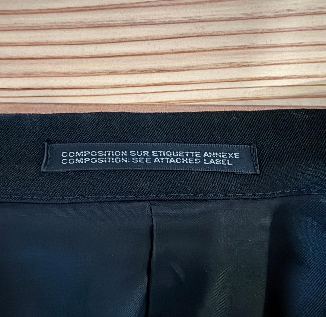 ヨウジヤマモトプールオム 21AW シワギャバ前二重フラシジャケット Size2