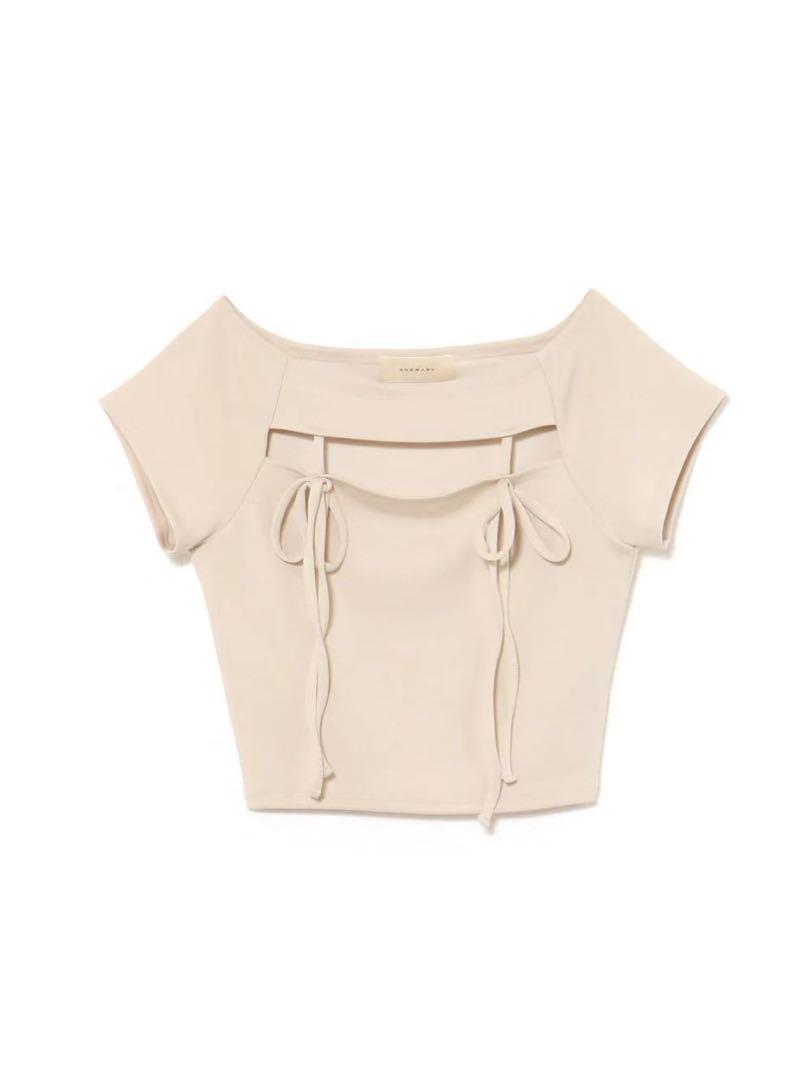 シャチ　andmary Bebe ribbon tops