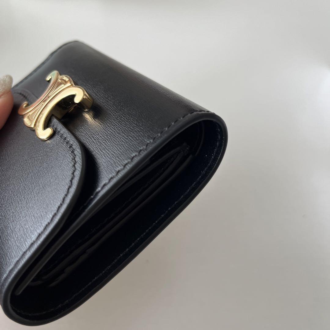 CELINE セリーヌ スモールウォレット トリオンフ シャイニー