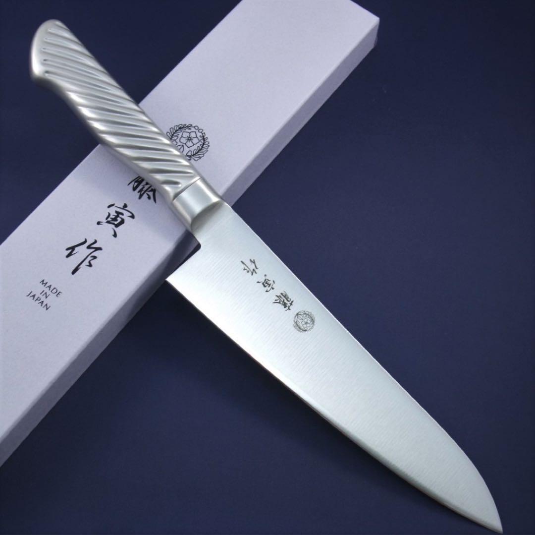 藤寅作　牛刀　180mm VG10 オールステンレス　日本製　FU-888