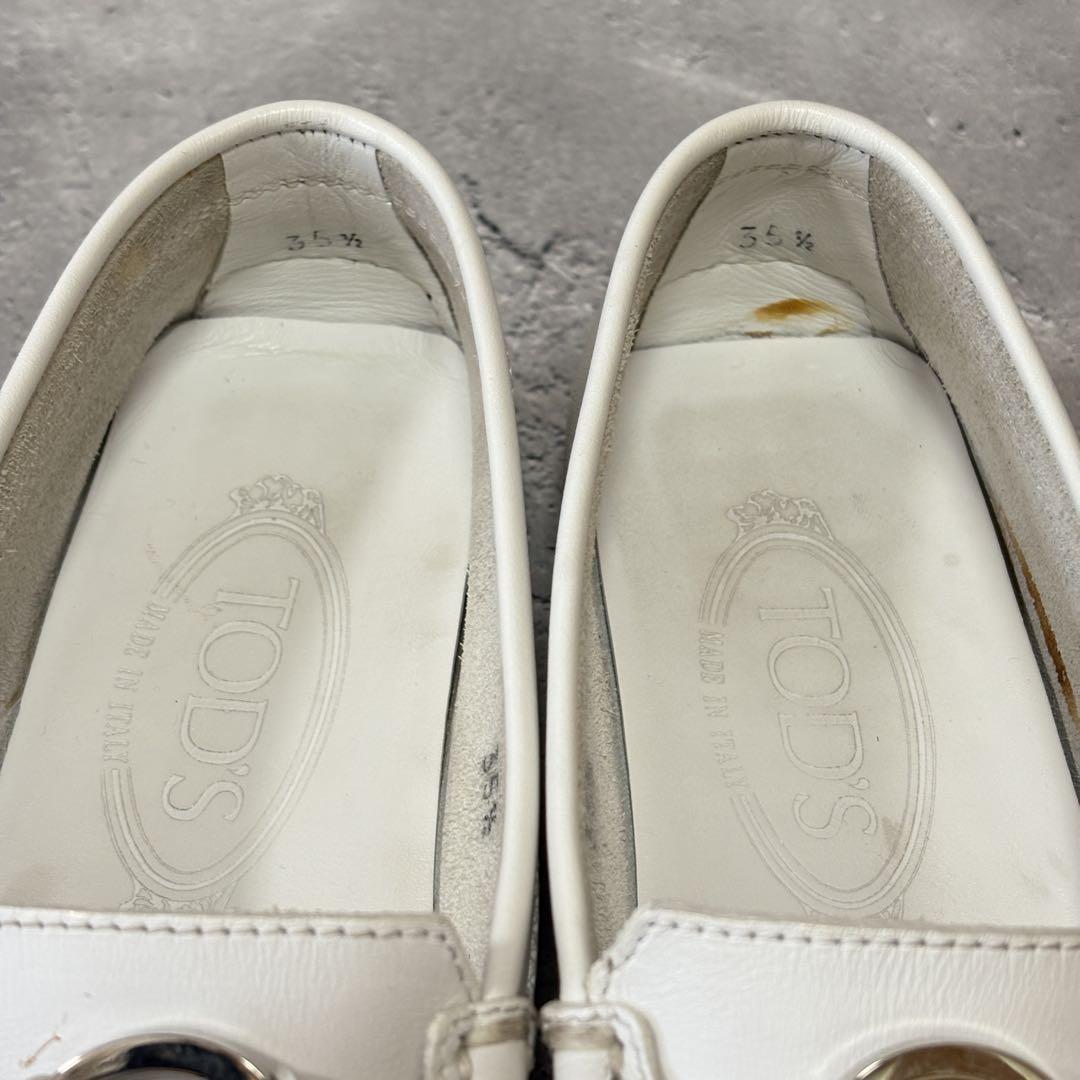 トッズ TOD'S (35.5) ドライビングシューズ ローファー レザー