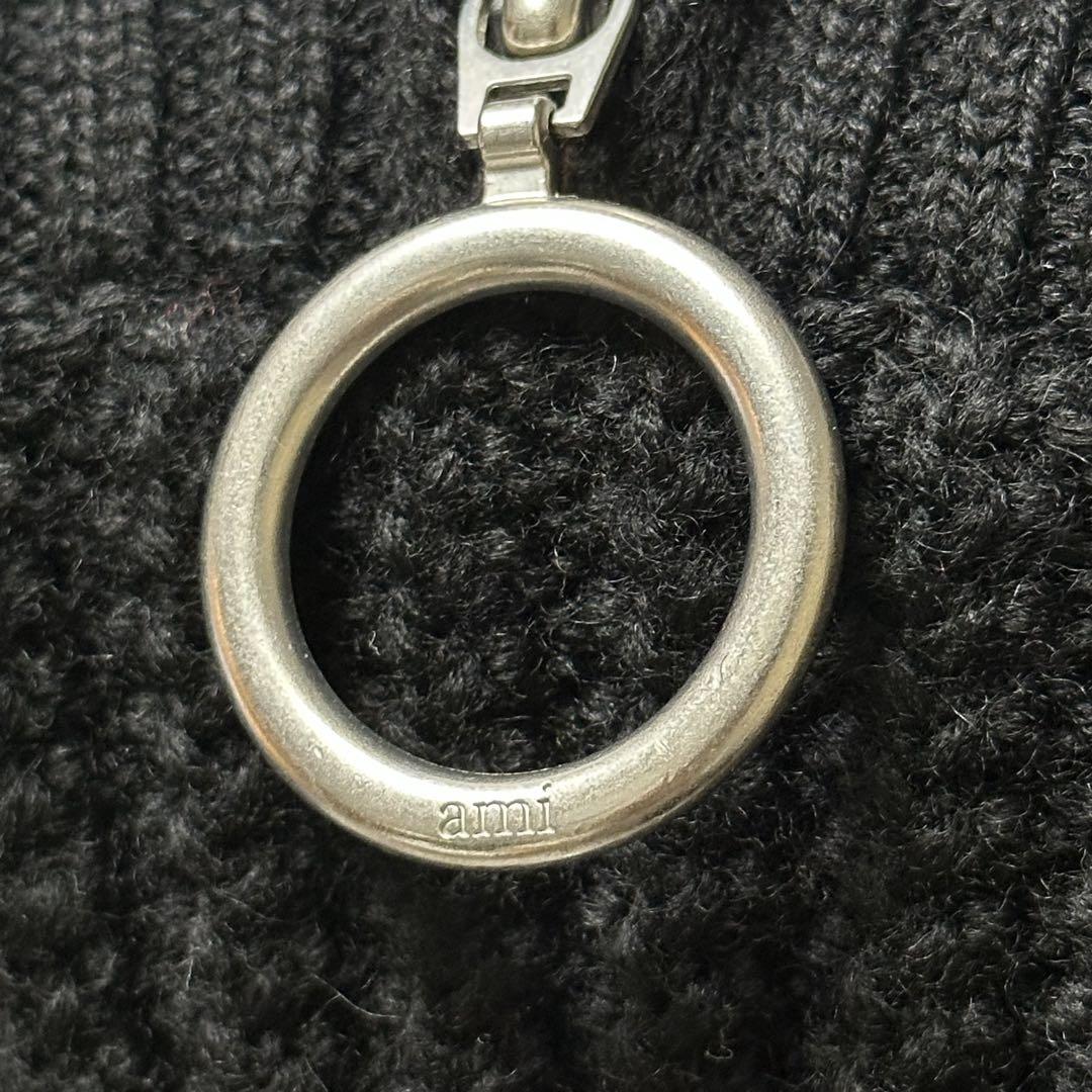 新品 AMI Alexandre Mattiussi ハーフジップアップニット