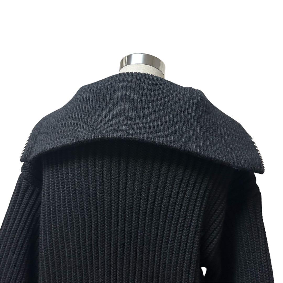 新品 AMI Alexandre Mattiussi ハーフジップアップニット