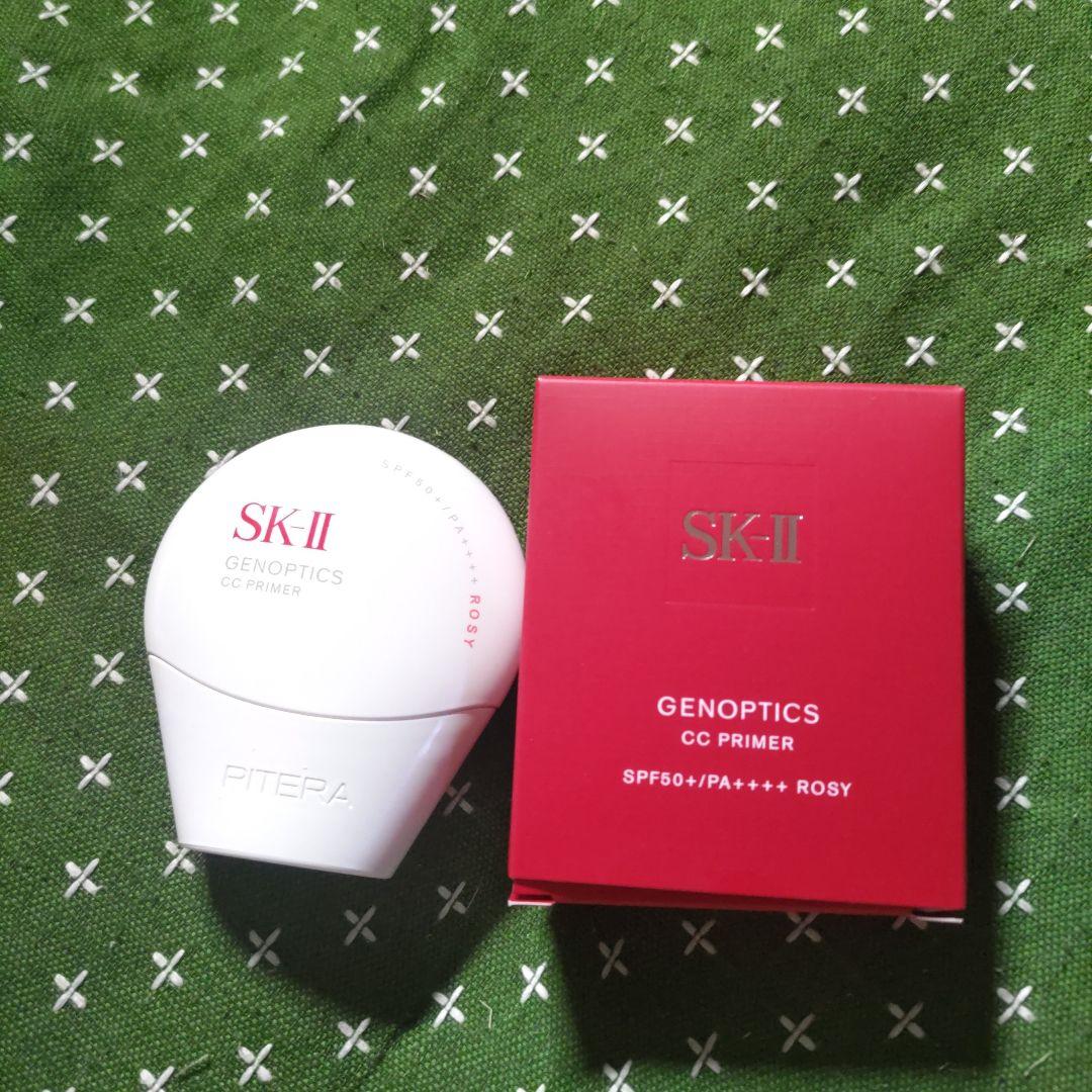 【美品】SKⅡジェノプティクスCCプライマー ロージーピンク30g 最終値下げ！
