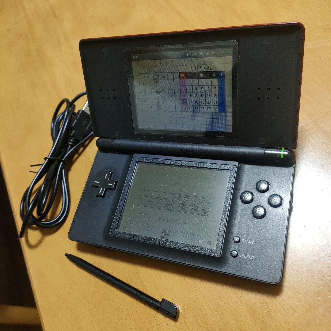 ニンテンドーDS Lite　 黒 赤 本体　美品