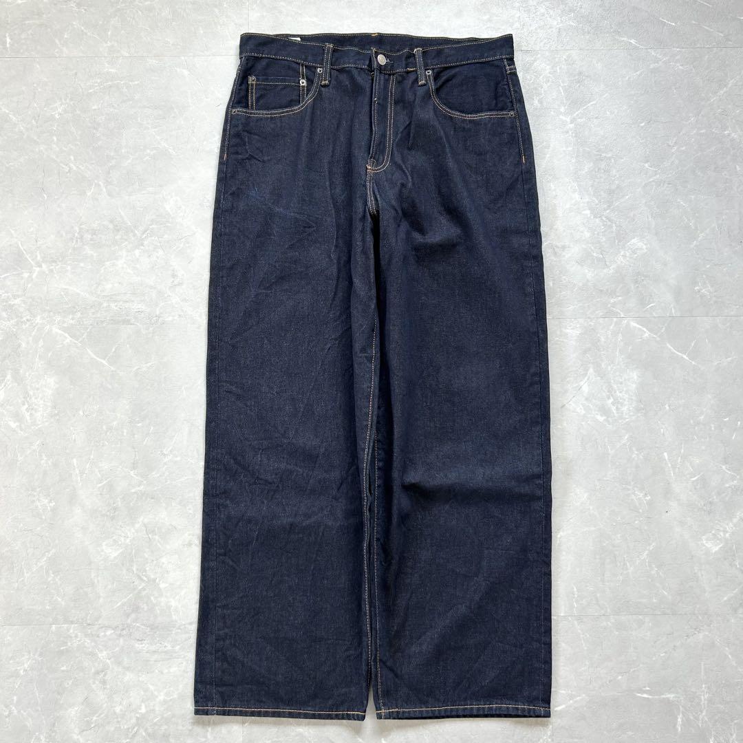 GAP 24SS スーパーバギーデニム 濃紺 W32 L32 ダークリンス 古着