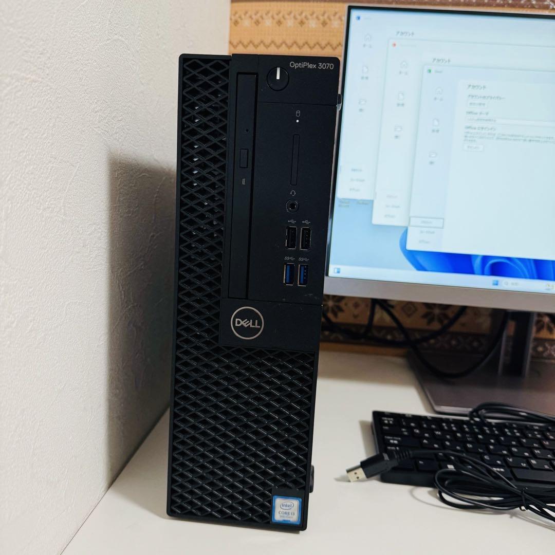 Y619 DellデスクトップSSD第9世代 高速Windows11オフィス付き