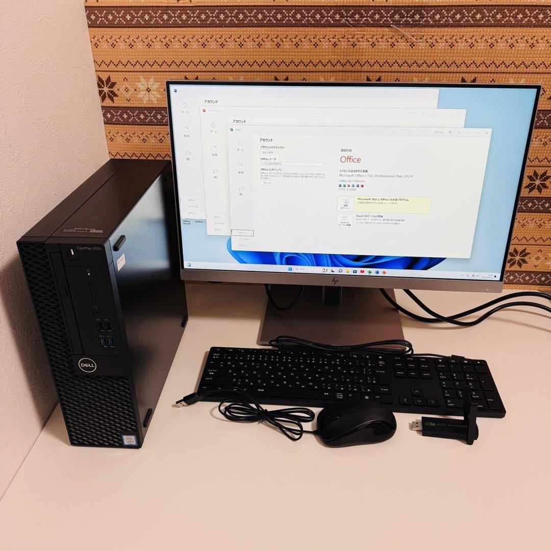 Y619 DellデスクトップSSD第9世代 高速Windows11オフィス付き