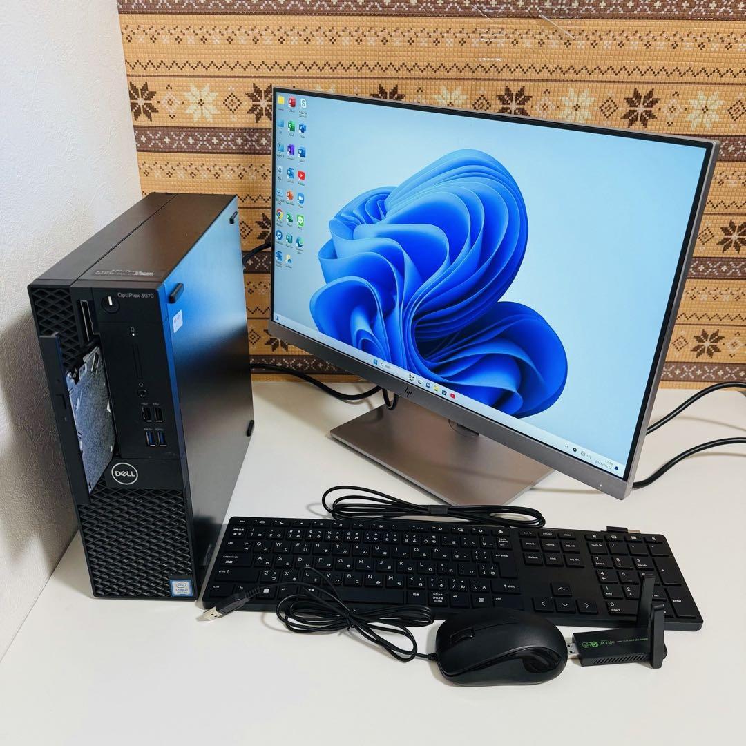 Y619 DellデスクトップSSD第9世代 高速Windows11オフィス付き