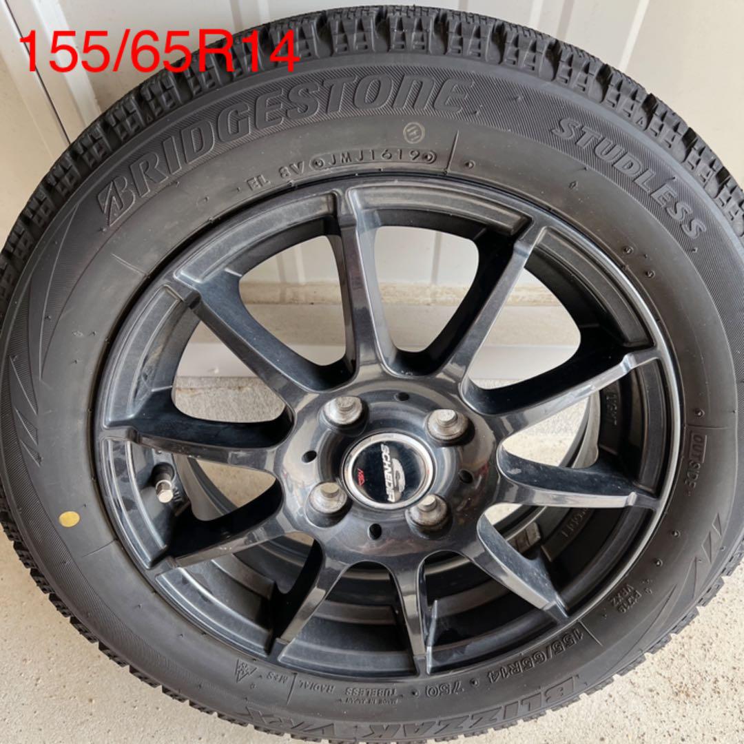 BLIZZAK VRX 155/65R14 スタッドレスタイヤ 4本 BLIZZAK VRX 155/65R14 スタッドレスタイヤ 4本