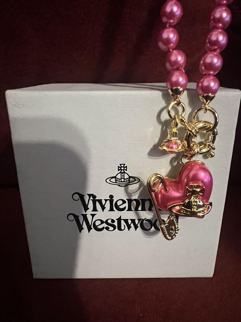 Vivienne Westwood ORIETTA パールネックレス　ピンク