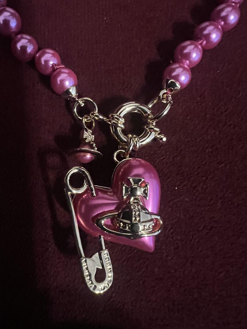 Vivienne Westwood ORIETTA パールネックレス　ピンク