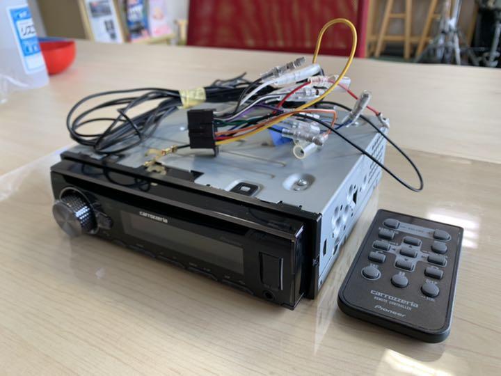 正常美品1DINカロッツェリアDEH-5400 ワイドFM Bluetooth