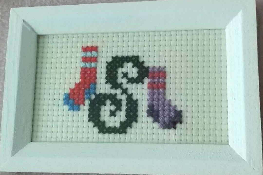 クロスステッチ刺繍 ミニ額アルファベットs メルカリ クロスステッチ刺繍 ミニ額アルファベットs メルカリ
