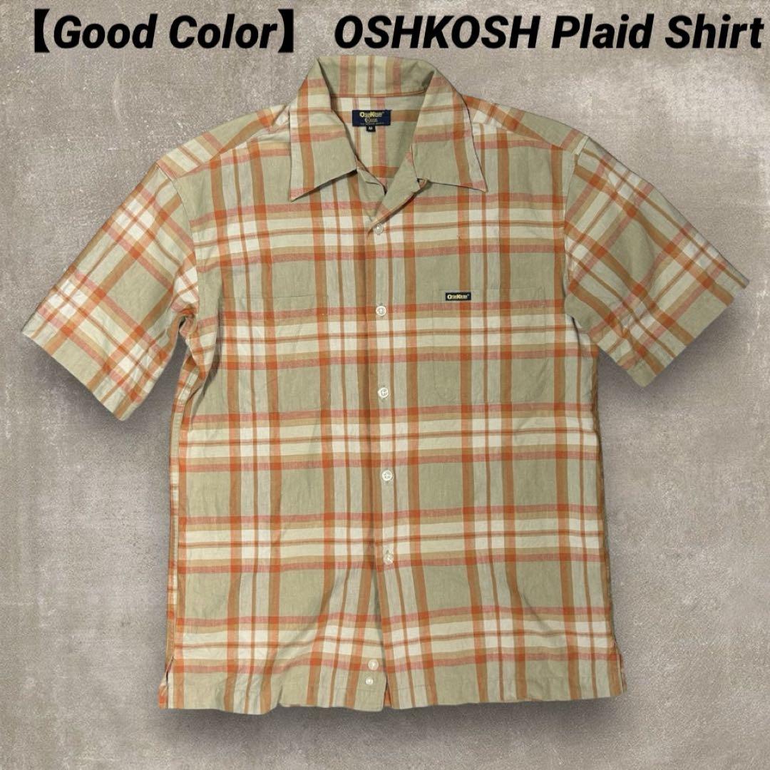 【Good Color】 OSHKOSH Plaid Shirt オシュコシュ